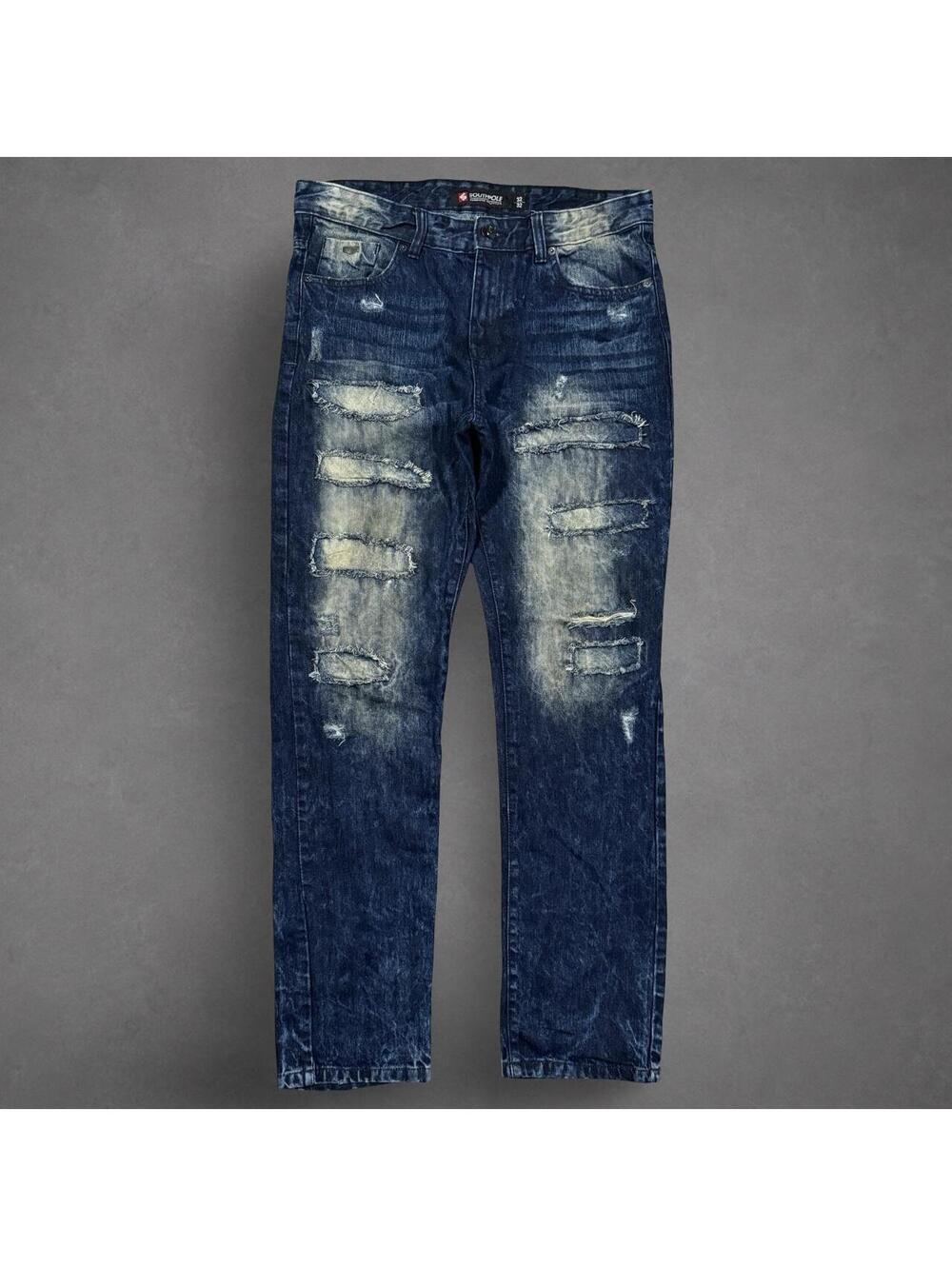 Southpole Distressed Acid Wash Jeans 32x32